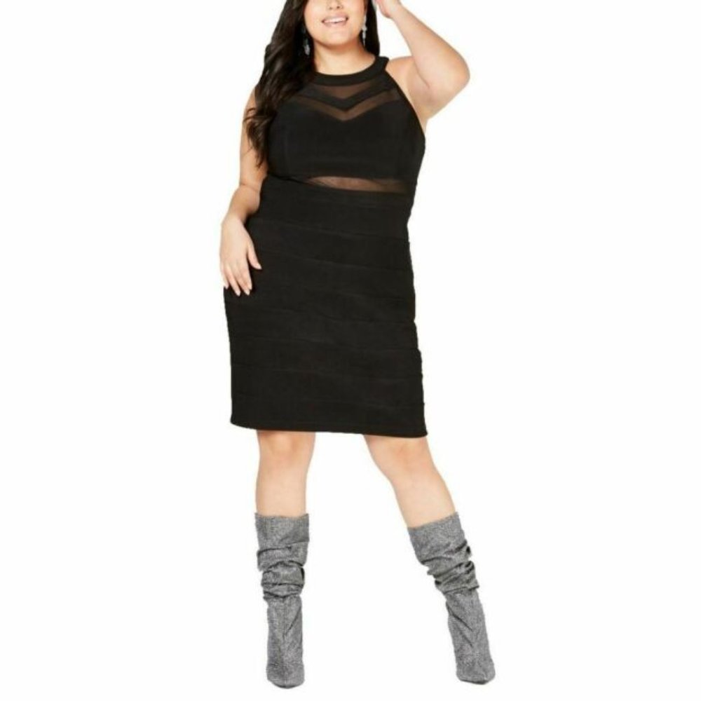 Emerald Sundae Women's Dress Size 2x Black With Tags